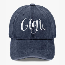 Gigi Hat Cute Grandma Gift Adjustable Baseball Cap 7 Colors