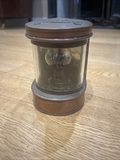 Seahorse GB Trademark Masthead Copper Nautical Lantern Lamp