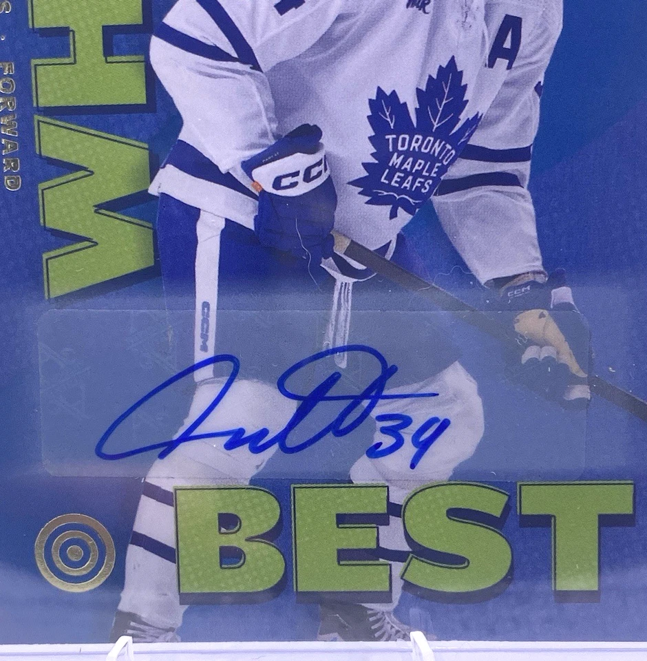 2023-24 Upper Deck Credentials Auston Matthews Who’s Best AUTO SSP /8 - Image 2 of 4