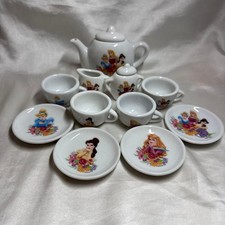Rare Disney Princess Miniature Tea Set