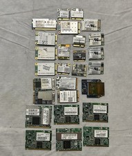 Lot of 27 Laptop Modem WiFi WLAN Cards Chips