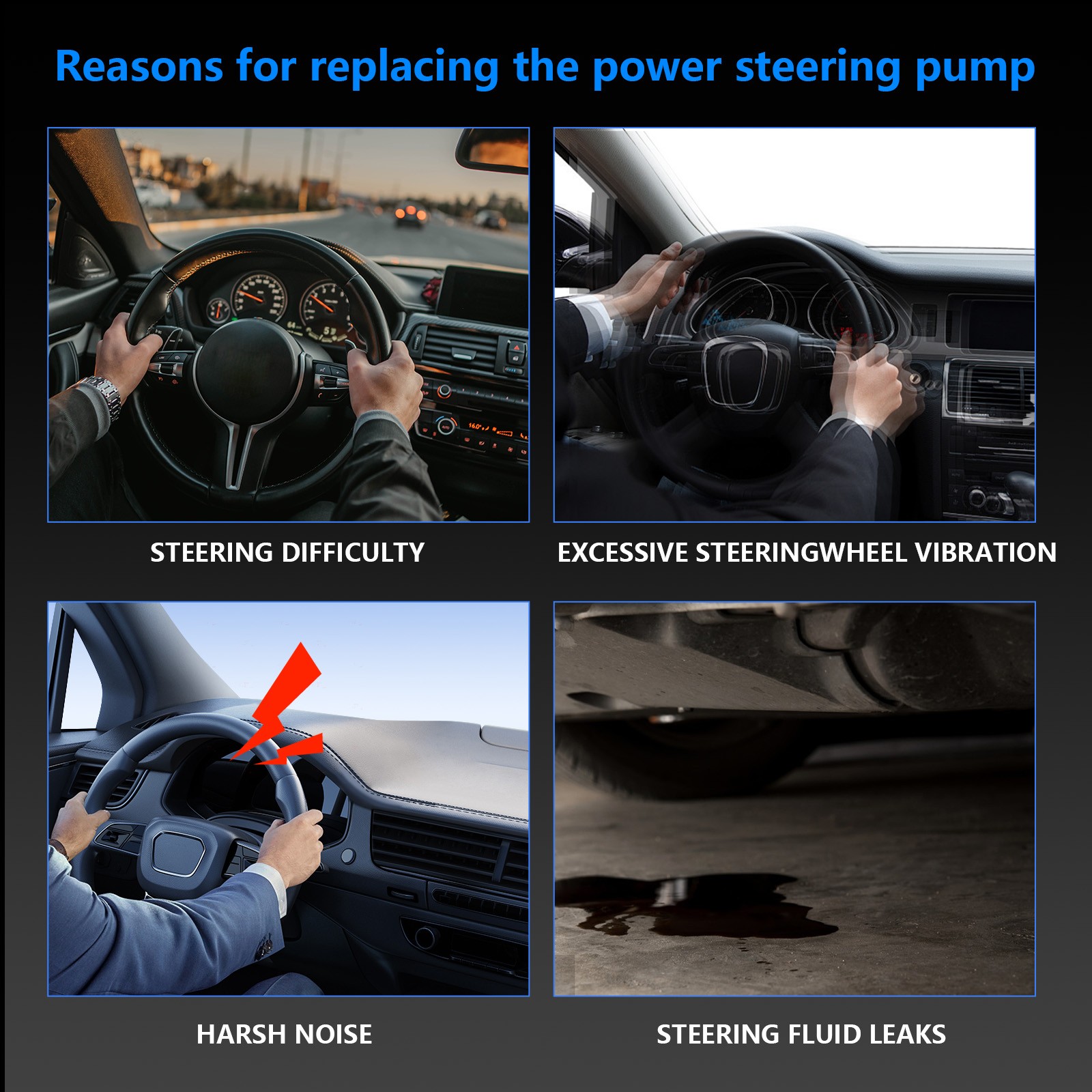 Power Steering Pump 21-534 Fit For 2011-2017 Honda Odyssey 2012-2015 Honda Pilot