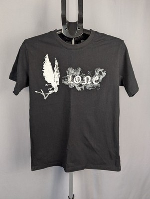 Vlone Smoke Angel T-Shirt Black White Size S VLONE Graphic Streetwear Tee