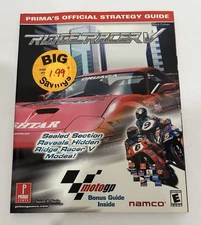 Ridge Racer V & MotoGP Official Strategy Guide Prima (2000) PlayStation