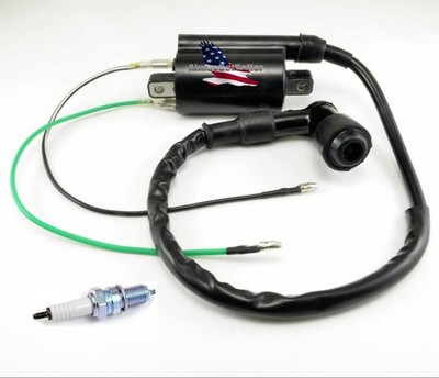 Ignition Coil & spark plug for Kawasaki Lakota 300 KEF300 / 1995-2003
