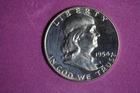 Estate Find 1954 - Proof Franklin Half Dollar!! #N07786