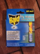 Raid fly ribbon trap 10-PACK EACH, 6 Boxes, TOTAL 60 COUNT