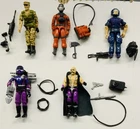 Vintage  Hasbro GI Joe Figure lot COMPLETE Nice Condition. Tight Limbs