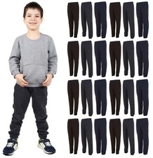 24 Pack Boys Comfy Lounge Jogger Bulk Sweatpants, Assorted Colors Sizes