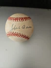 Hank Aaron Autographed Baseball