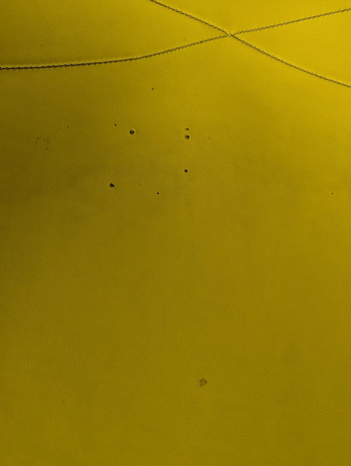 Herman Miller Eames Yellow Padded Shell Chair, Made For IBM, Vintage 1950s - Image 3 of 4