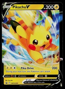 Pikachu V SWSH285 Sword & Shield Black Star Promo Holo