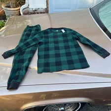 Children s Place PJ Place -Unisex Adult Plaid Fleece Pajama Set- Size Large NWT