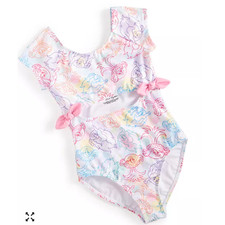 One-Piece Swimsuit Size 4-Trolls Little Girls Trolls Printed
