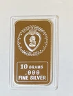⭐️10 Gram .999 Fine Silver Bullion Bar- Purple Heart