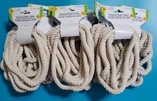 Floral Garden Nautical Rope Cotton 11.1 Ft Long 1/4" Wide Decor Crafts Lot of 9