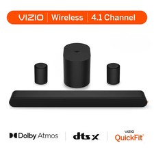 VIZIO SV410XW-0905 4.1 Soundbar Systems Dolby Atmos Wireless Subwoofer