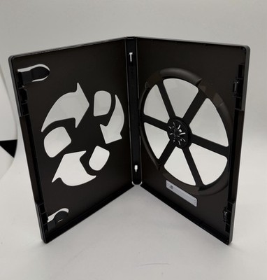 10 PCS Genuine VIVA ECO-BOX 14MM Single DVD Case, Black,Clip, Strip VIVA-ECO126S