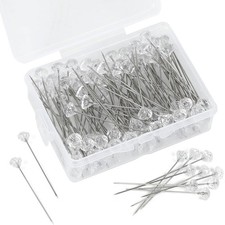 100 Pcs Corsage Bouquet Pins for Flowers, 2 Inch Floral Diamond Pins for Bouquet