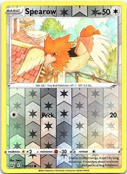 Spearow 111/163 Reverse Holo Battle Styles