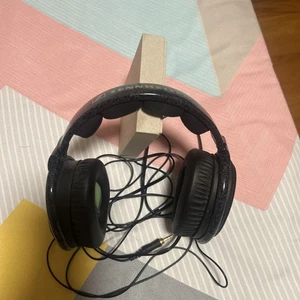 Vintage Sennheiser HD600 Black Silk Made in Ireland Rare Audiophile