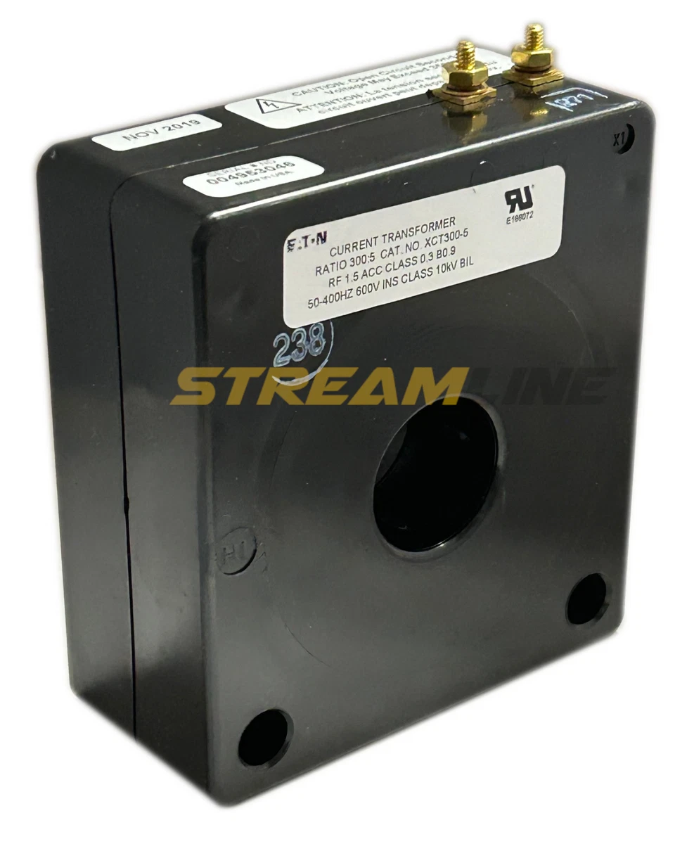 Current Transformers 300:5 Turns Ratio 600 V AC Primary Voltage