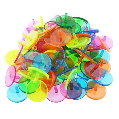 RLECS 100PCS 24mm/0.94inch Diameter Golf Ball Marker Accessory Multicoloured... 