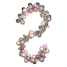 6 FEET Christmas Ball Garland Ornaments Shatterproof Xmas Hanging Gold  Pink