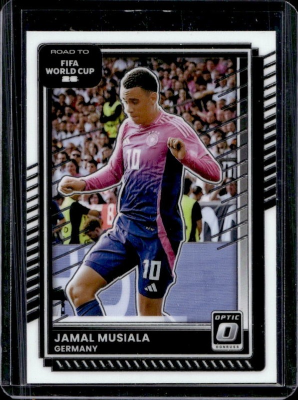 2025-26 Panini Donruss Road to FIFA World Cup 26' Jamal Musiala Optic #40