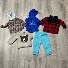 5 Pieces Baby Boy 9 Months Various Mixed Brands Outerwear Heavy Clothing Lot