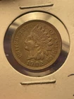 1902 Indian Cent 1C Copper Coin Nice AU
