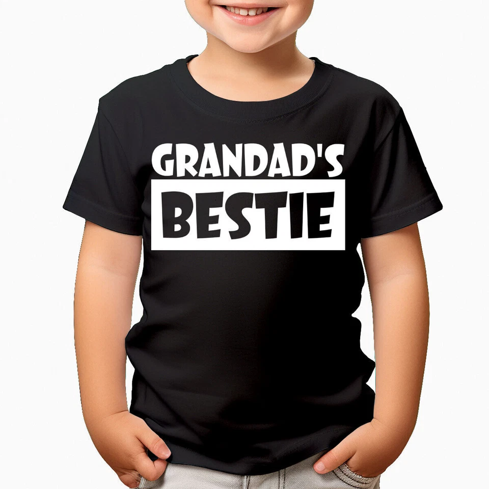 Grandads Bestie Relative Grandparent Grandpa Boys Girls Teen Kids T-Shirts#TA-23