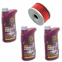 MotoröL ÖLfilter KN136 Set 15W50 3 Liter FüR Beta Alp 350 M4 Baujahr 2004-2016