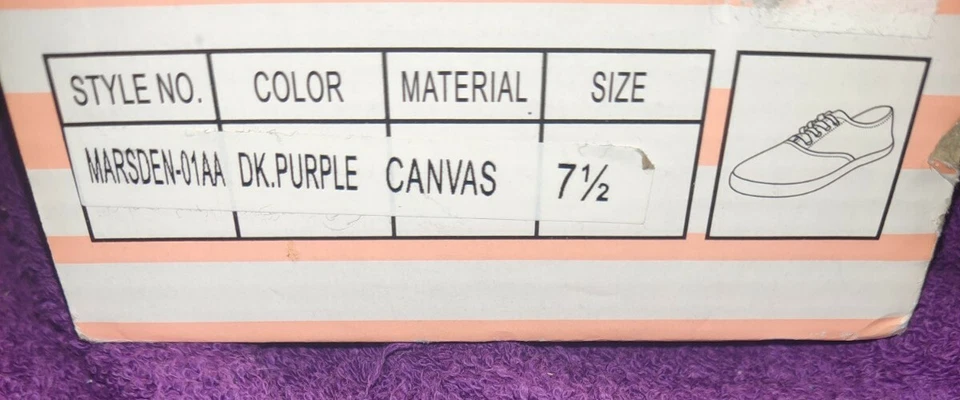 Zapatillas deportivas Wild Diva Lounge de lona con cordones para mujer talla 7 1/2 PÚRPURA OSCURO Foto 3 de 4