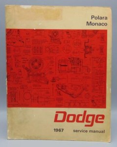 Polara Monaco Dodge 1967 Service Manual | eBay