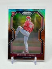 2021 Prizm Baseball Spencer Howard Cosmic Haze Rookie RC Card #66
