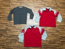 Lot of 3 Pcs Boys Size 4-5: 2pcs Long Sleeve Polos and 1pcs Long Sleeve T-Shirt