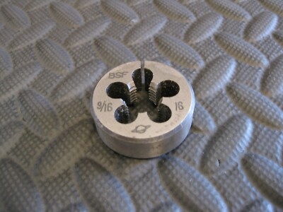 9/16-18 NS Round Split Adjustable Thread Die 1-1/2'' BSF