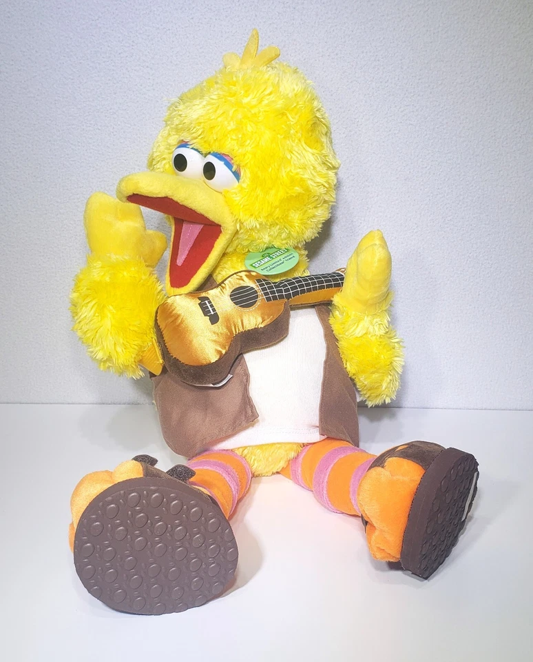 2006 Build A Bear 芝麻街限量大鸟吉他毛绒玩具 21"EUC — 第 2/4 张图片