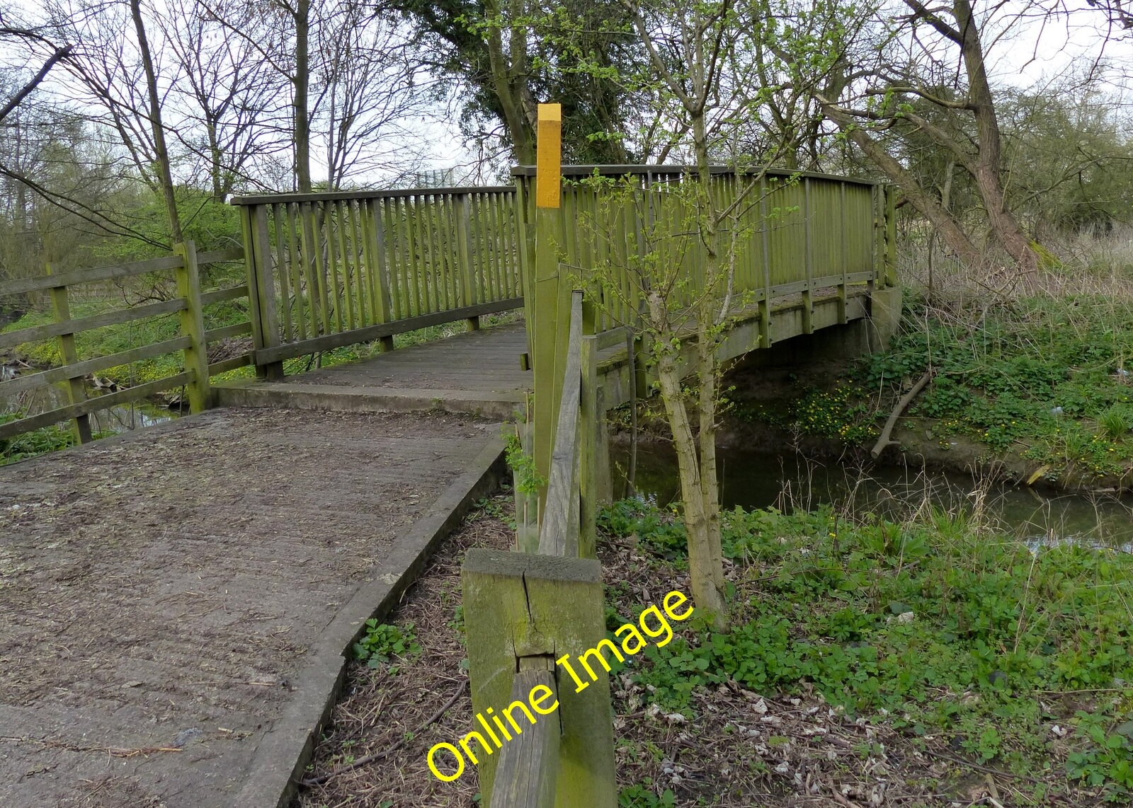 Photo 12x8 Footbridge across Barkby Brook Syston\/SK6211  c2014