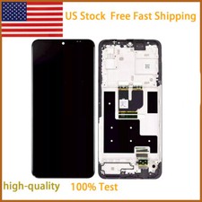 USA For T-Mobile Revvl 7 5G TMRV075G Display LCD Touch Screen Digitizer Frame