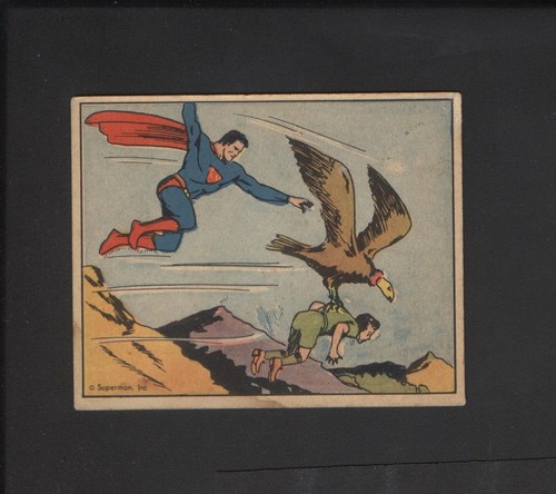 1940 Gum Inc Superman #43 Fight In Mid-Air — Raw