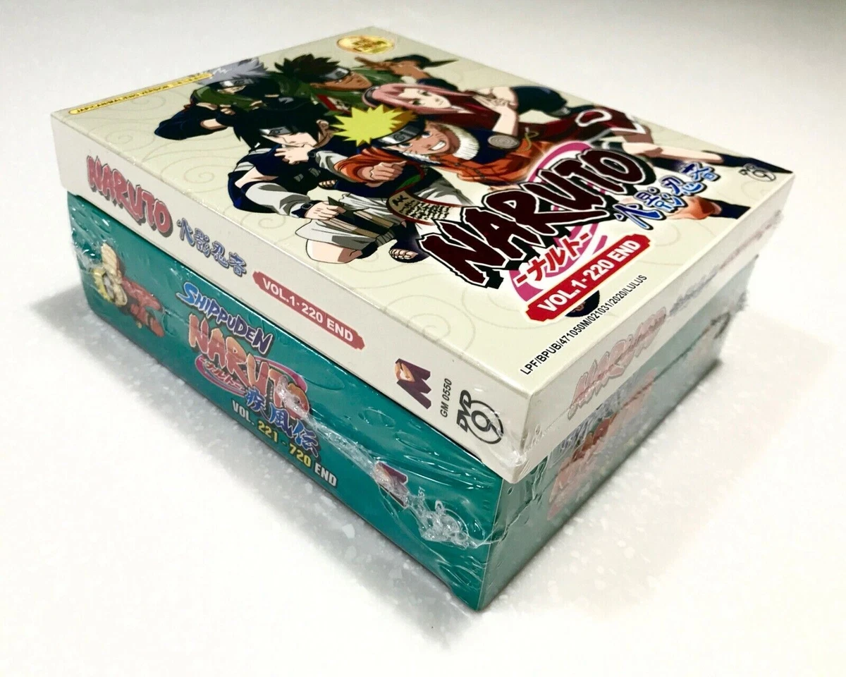 English Dubbed Naruto Shippuden Complete Series DVD Ep 1-720End FREE  SHIPPING