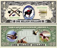 La Caccia Banconota Million Dollaro US! Collezione Sport Per Anatra Destinazione