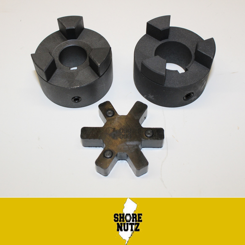L100 Flexible 3Piece LJaw Coupling Set & BunaN NBR Rubber Spider
