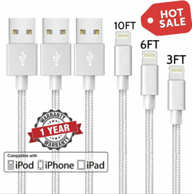 USB C type C Braided Cables 3ft/ 6ft/ 10ft.