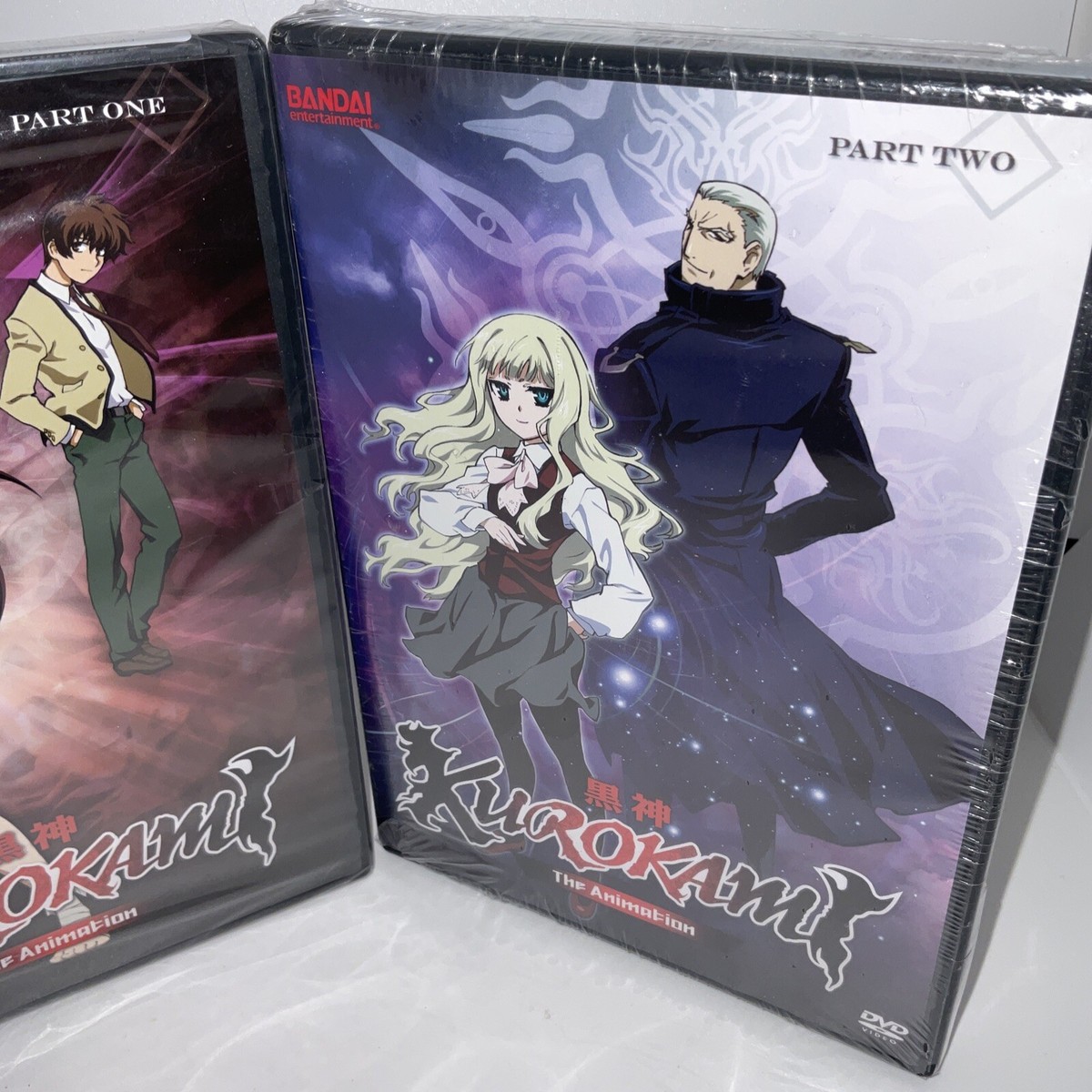 Kurokami, Part 1 And 2 New Anime Cartoon Sealed DVD Destory