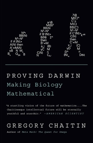 Gregory Chaitin Proving Darwin (Tascabile)