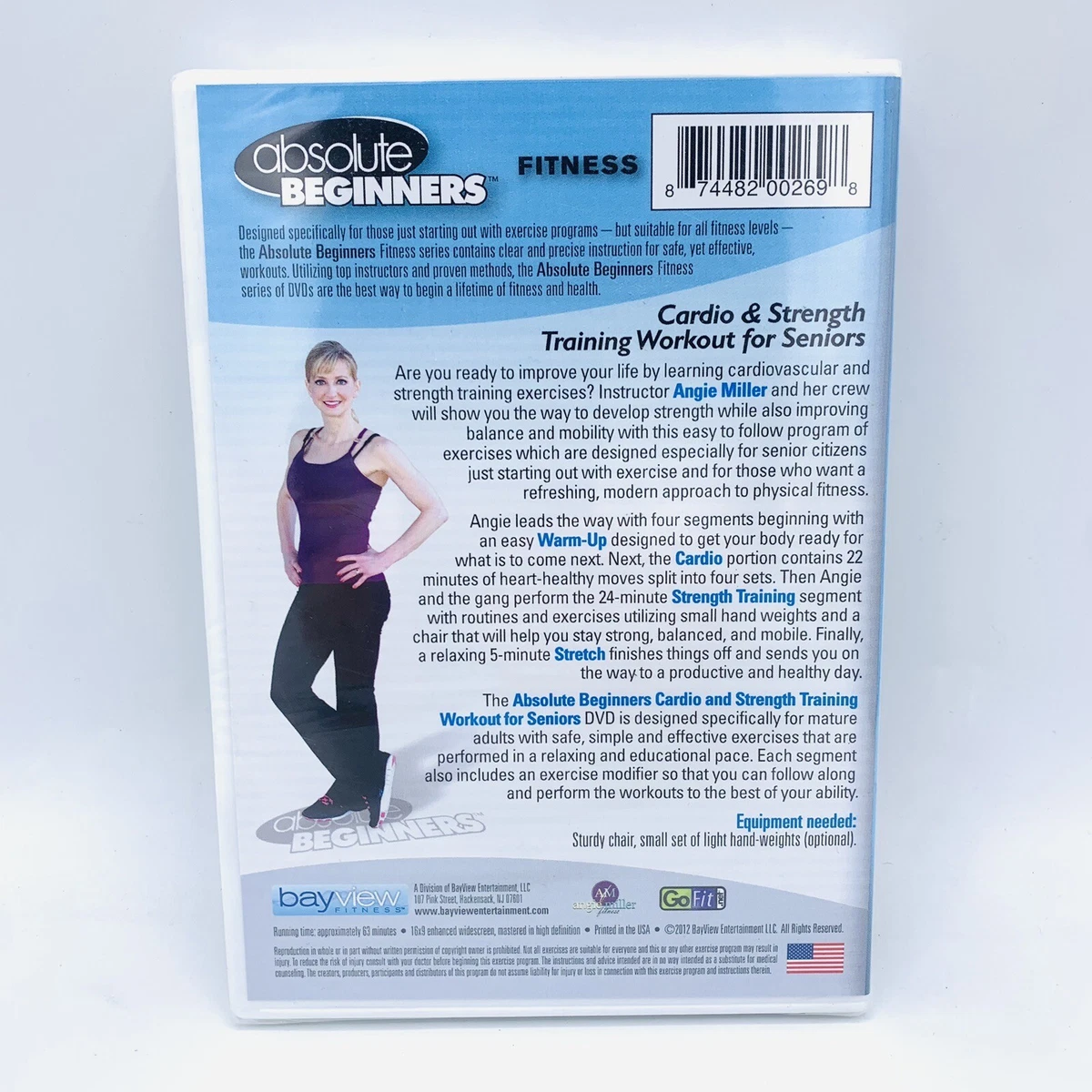 Absolute Beginners DVD Cardio Strength & Training Workout Seniors