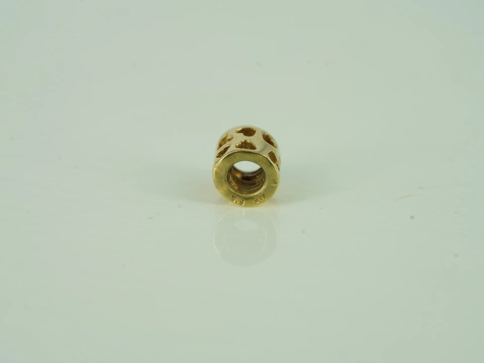 PANDORA Charms 14K Gelbgold mit Herzen 750299 Vom Händler - Bild 3 von 4